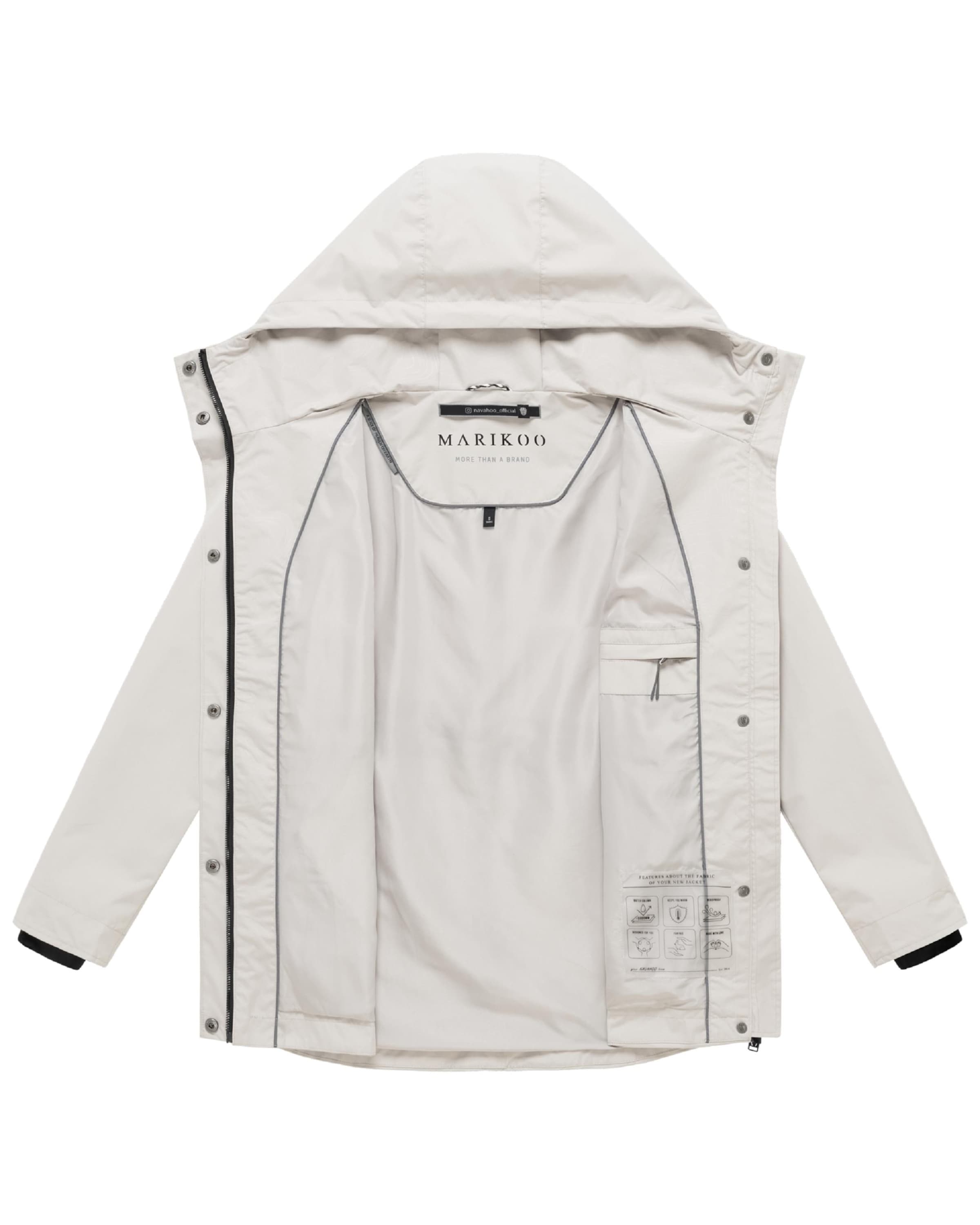 Parka mi-saison 'Bonbonparty 16' MARIKOO en beige