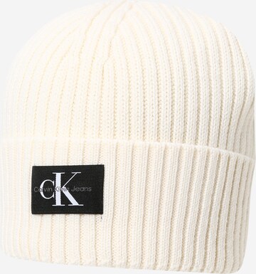Calvin Klein Jeans Müts, värv valge: eest vaates