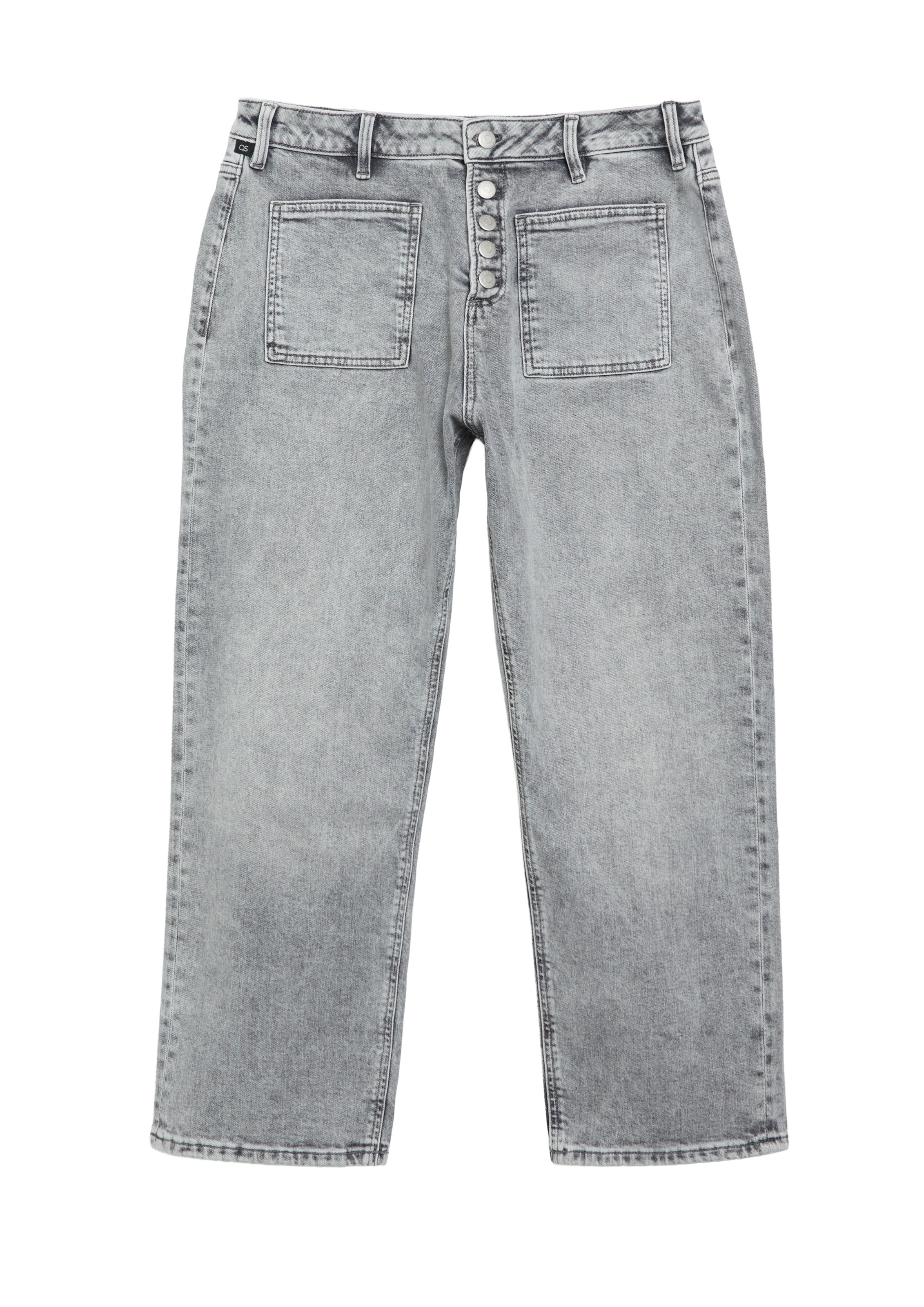 Regular Jean QS en gris : devant