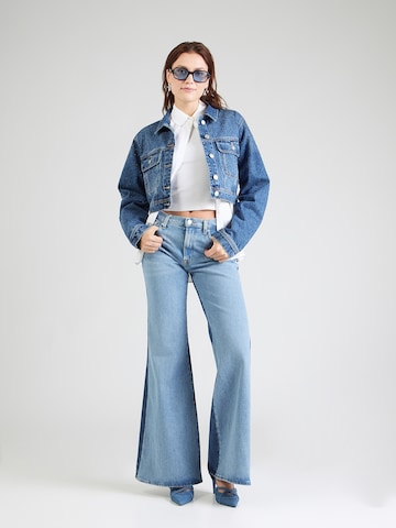 7 for all mankind Разкроени Дънки в синьо