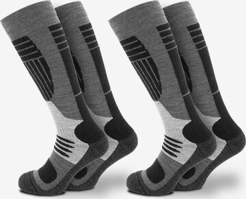 Chaussettes de sport 'Ski Felix' Occulto en noir : devant