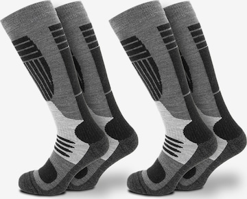 Occulto Athletic Socks 'Ski Felix' in Black: front