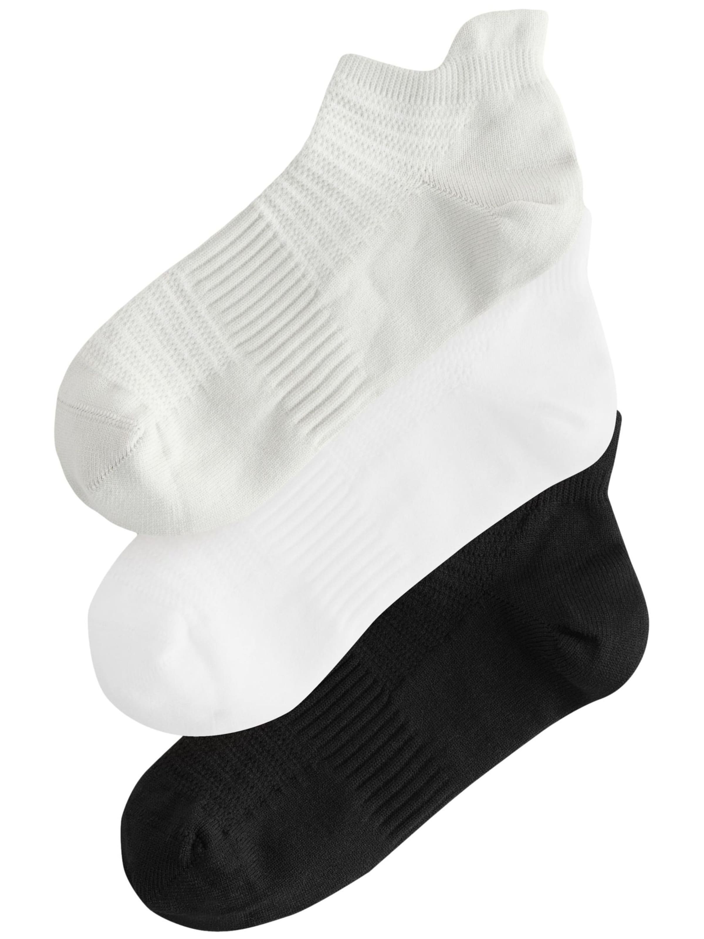 Next Къси чорапи '3-er Pack' в сиво: отпред