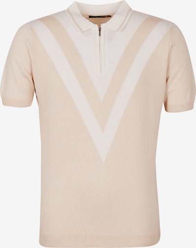 Leif Nelson T-Shirt in beige / weiß, Produktansicht