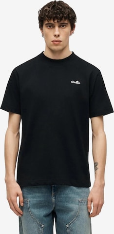 ELLESSE Tričko 'Camiseta ellesse negra acciano tee' – černá: přední strana