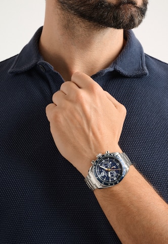 Montre à affichage analogique ' KEDGE ' NAUTICA en argent : devant