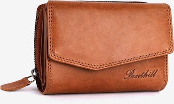 Benthill Wallet in Brown: front