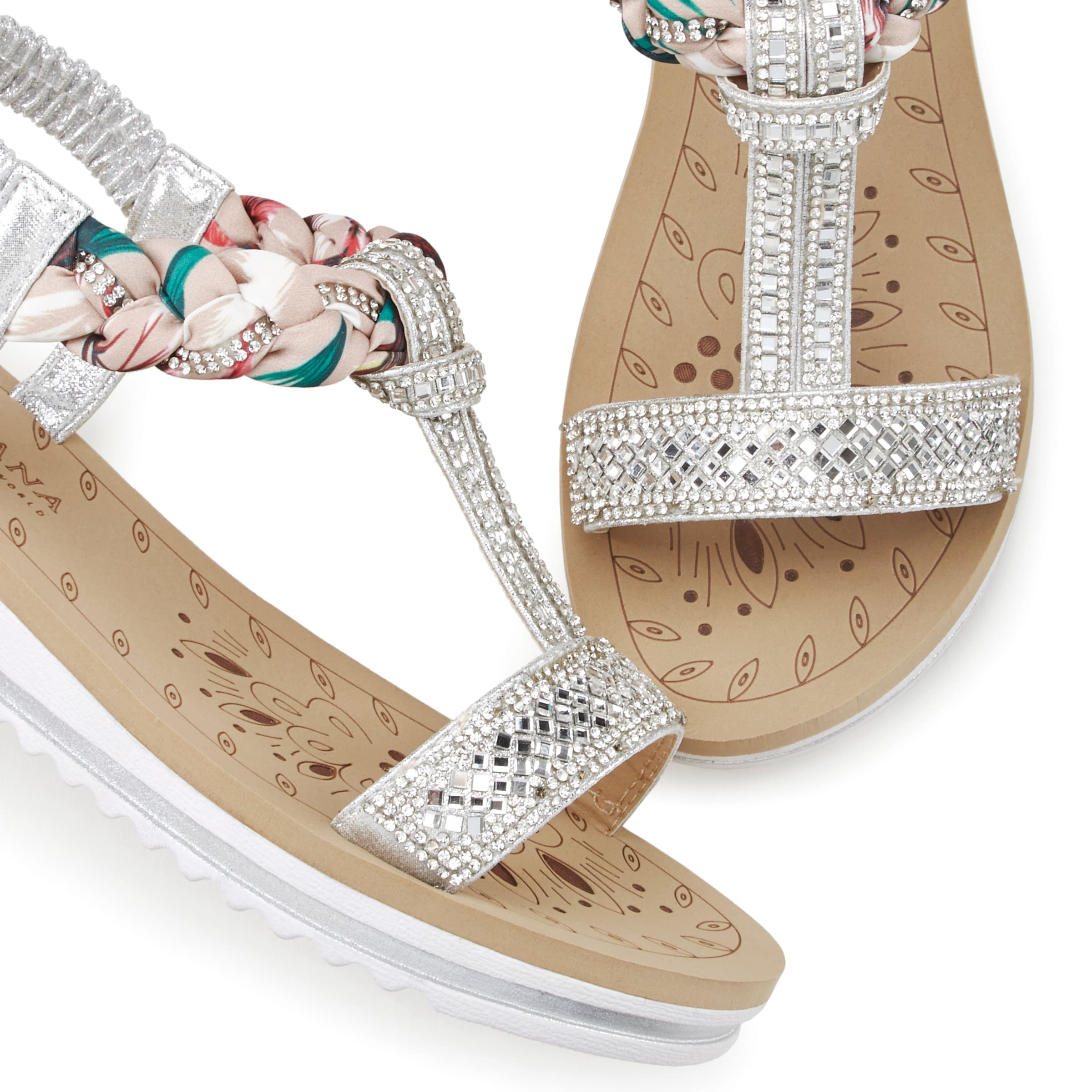 LASCANA Sandal in Silver