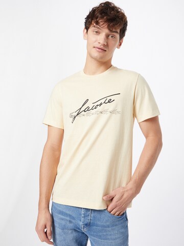 LACOSTE Shirt in Yellow: front