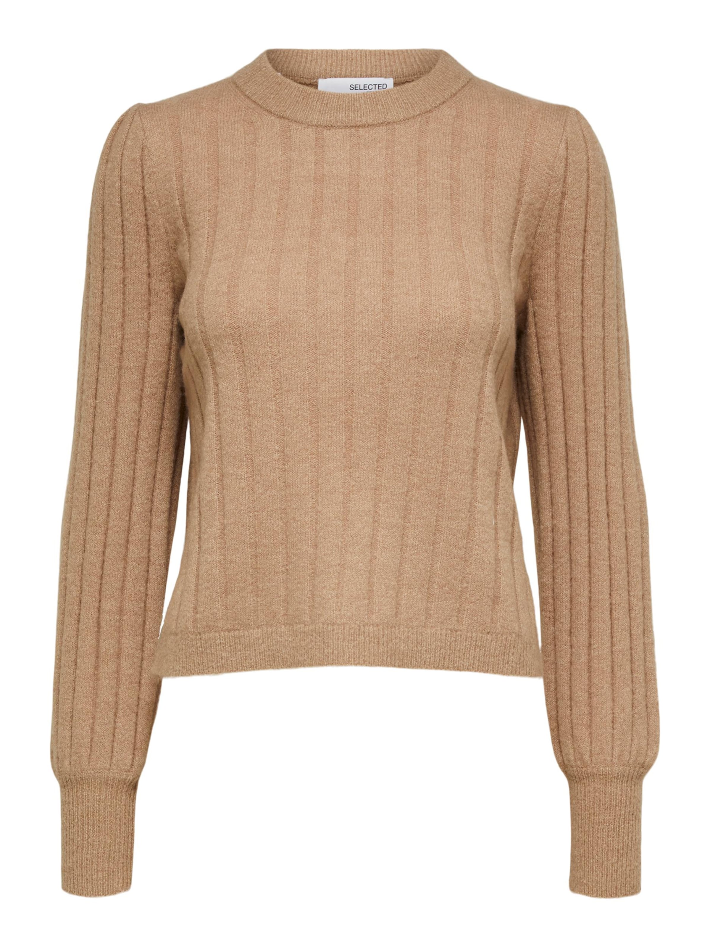 Selected Femme Curve Pullover 'Glowie' i grå: forside