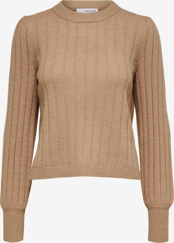 Pullover 'Glowie' di Selected Femme Curve in grigio: frontale