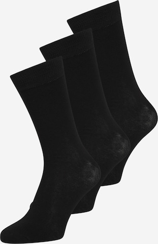 Jack & Jones PlusČarape 'JACRAFAEL' - crna boja: prednji dio