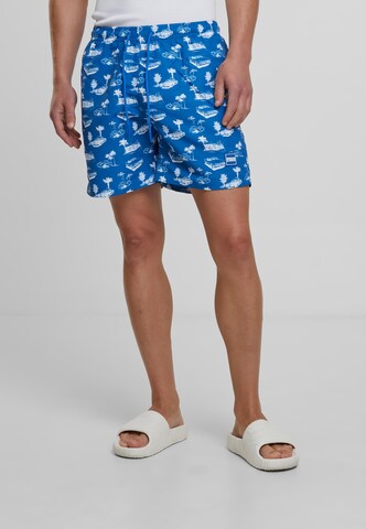 Urban Classics Badeshorts in Blau: Vorderseite