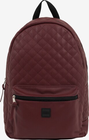 Urban Classics Rucksack 'Diamond' in Rot: predná strana