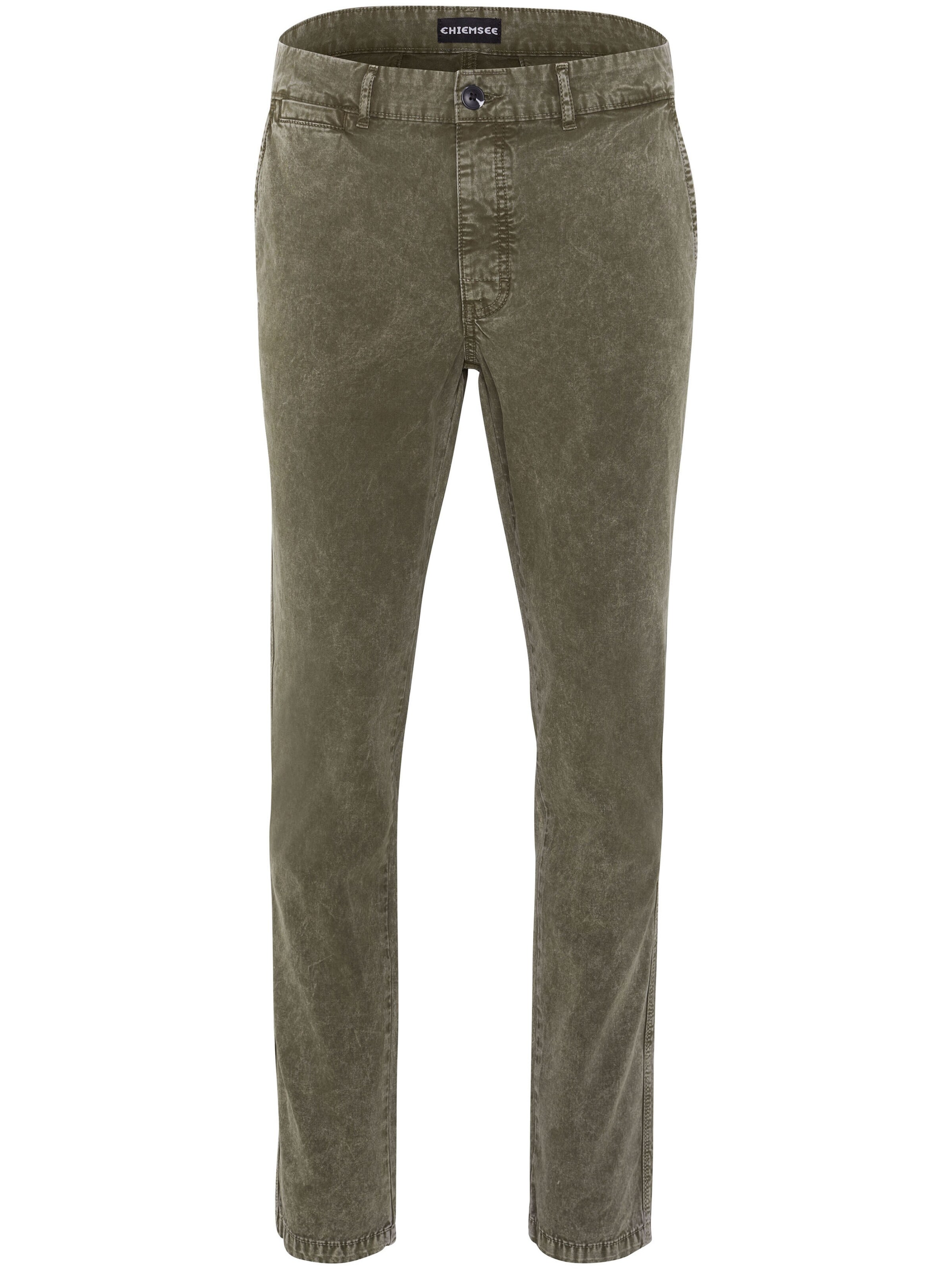 CHIEMSEE Slim fit Chino Pants in Green: front