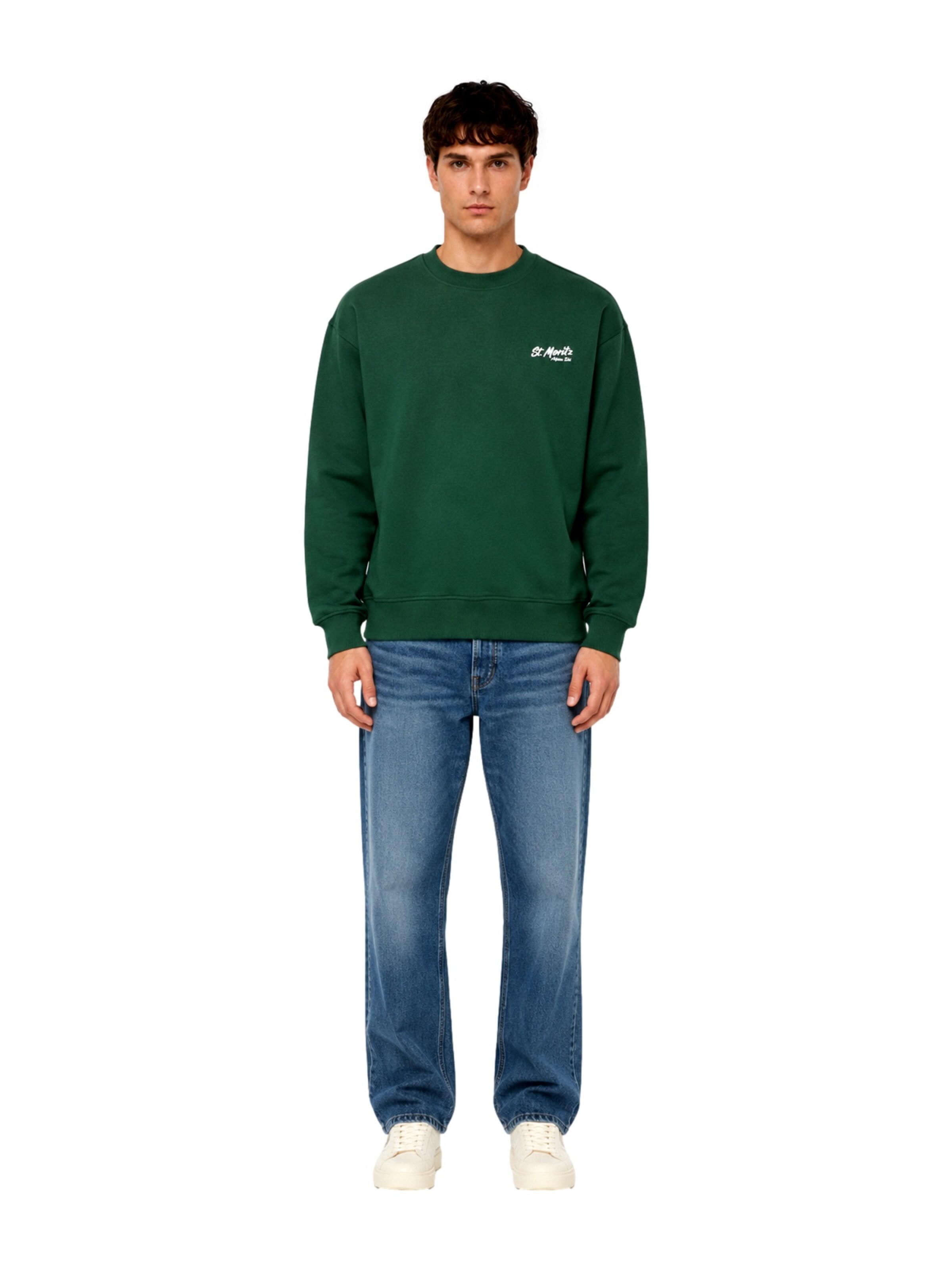 Only & Sons Sweatshirt 'ONSBejmo Morits' in Groen