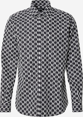 Karl Lagerfeld - Camisa en negro: frente