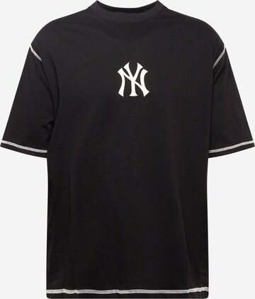 NEW ERA Shirt 'World Series' in Zwart: voorkant