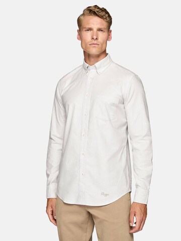 Boggi Milano - Regular Fit Camisa em cinzento: frente