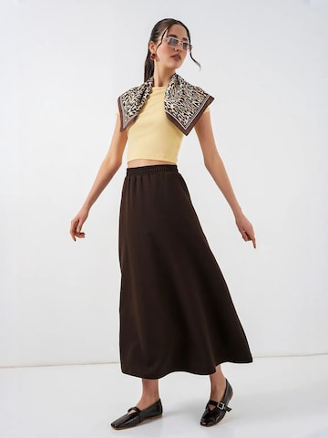 Bigdart Skirt in Brown