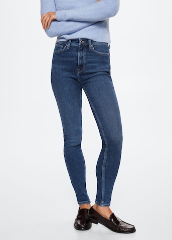 MANGO Skinny Jeans 'Soho' in Blue: front