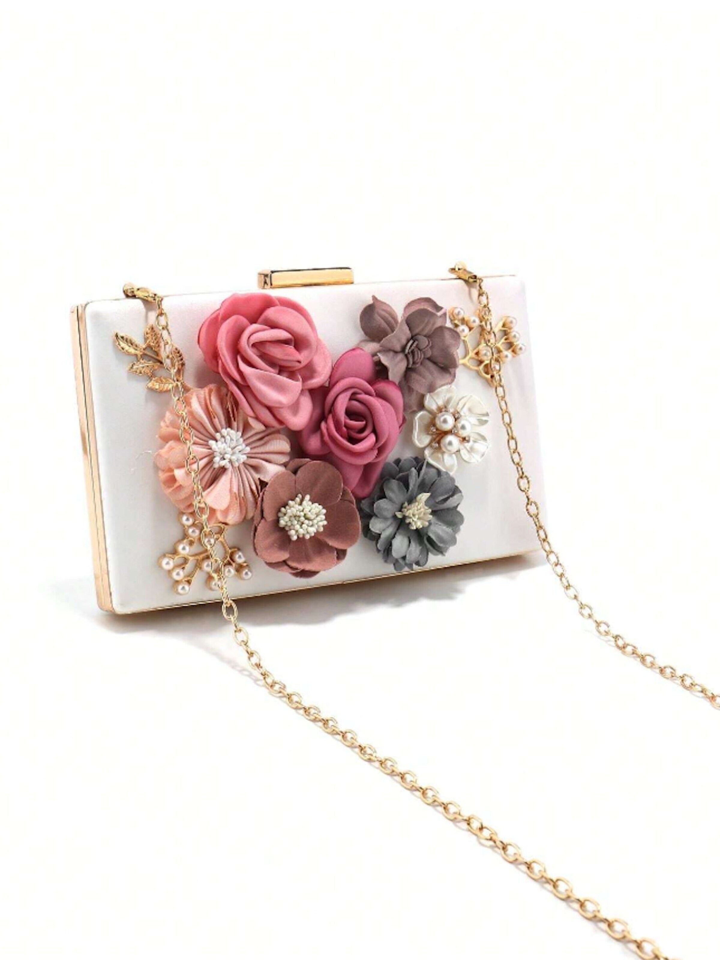 Tomshop24-7 Clutch 'Floris' in White