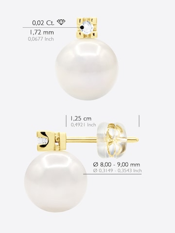 Boucles d'oreilles 'Montaigne' Ateliers Saint Germain en jaune