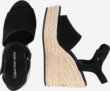 Sandales Calvin Klein Jeans en noir