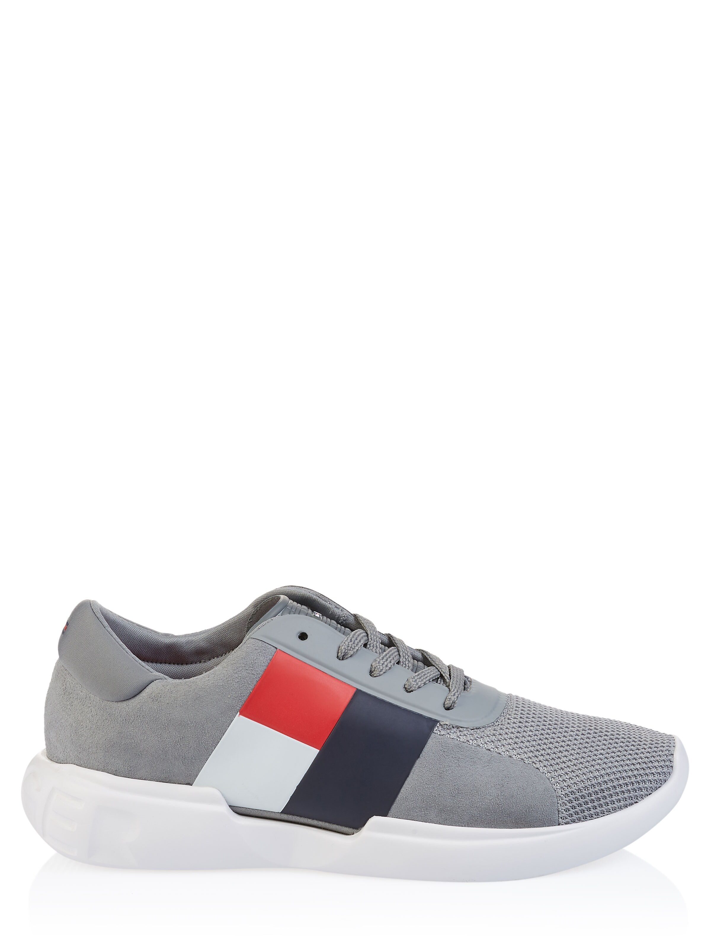pilka TOMMY HILFIGER Sportbačiai be auliuko 'Tommy Hilfiger Schuhe': priekis