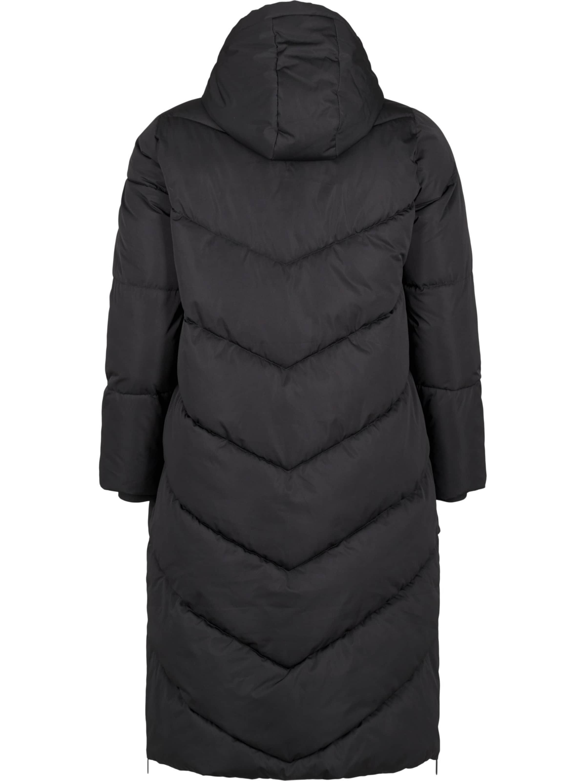 Zizzi Winter coat 'CANORDIC' in Black