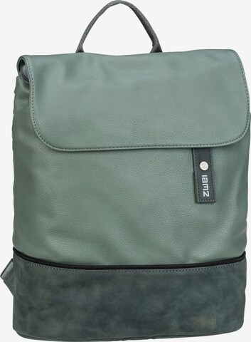 ZWEI Backpack 'Jana JR13' in Green: front