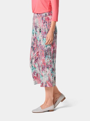 Goldner Wide leg Trousers 'Louisa' in Mixed colours
