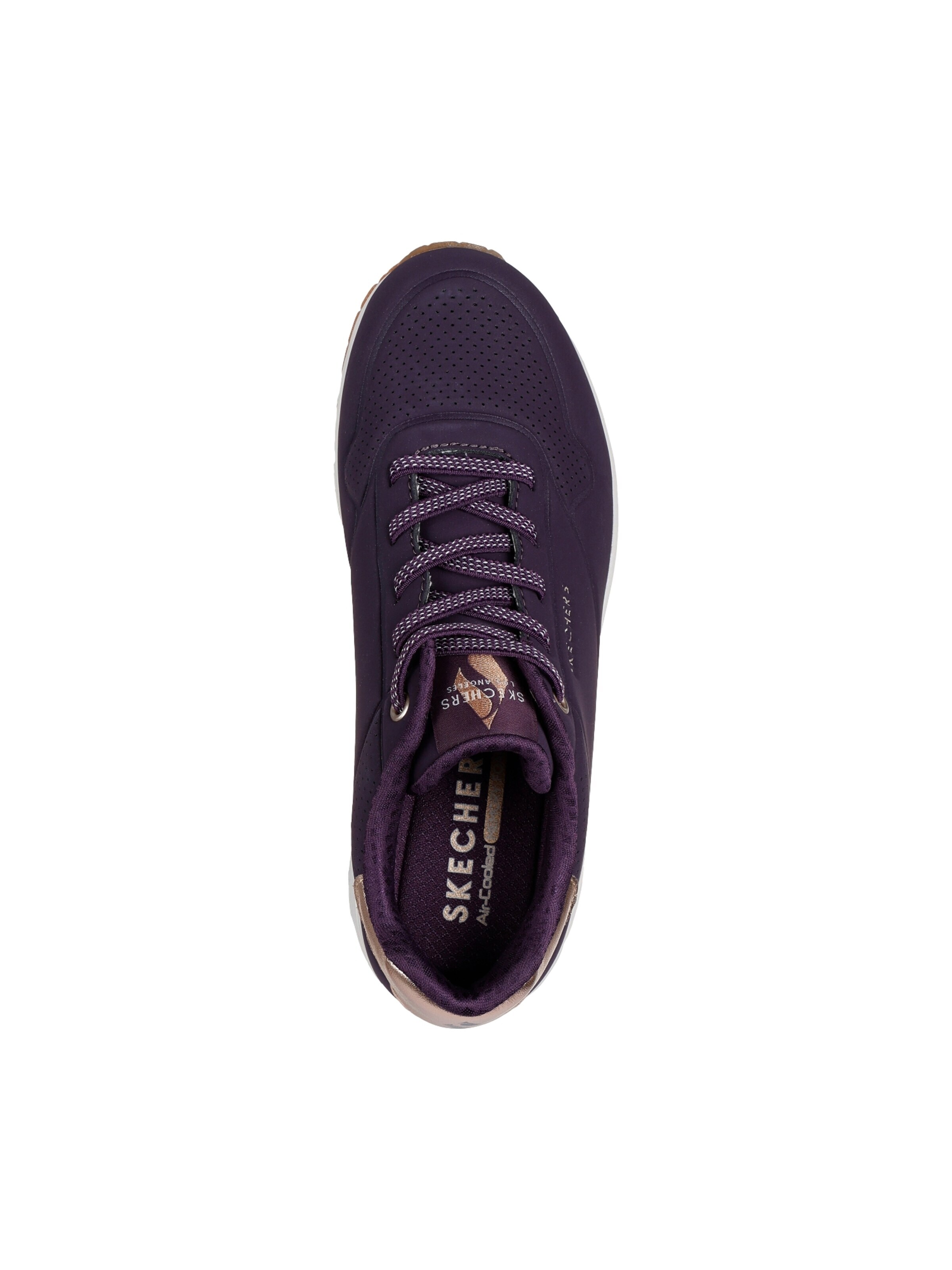 SKECHERS - Calzado deportivo con cordones en lila