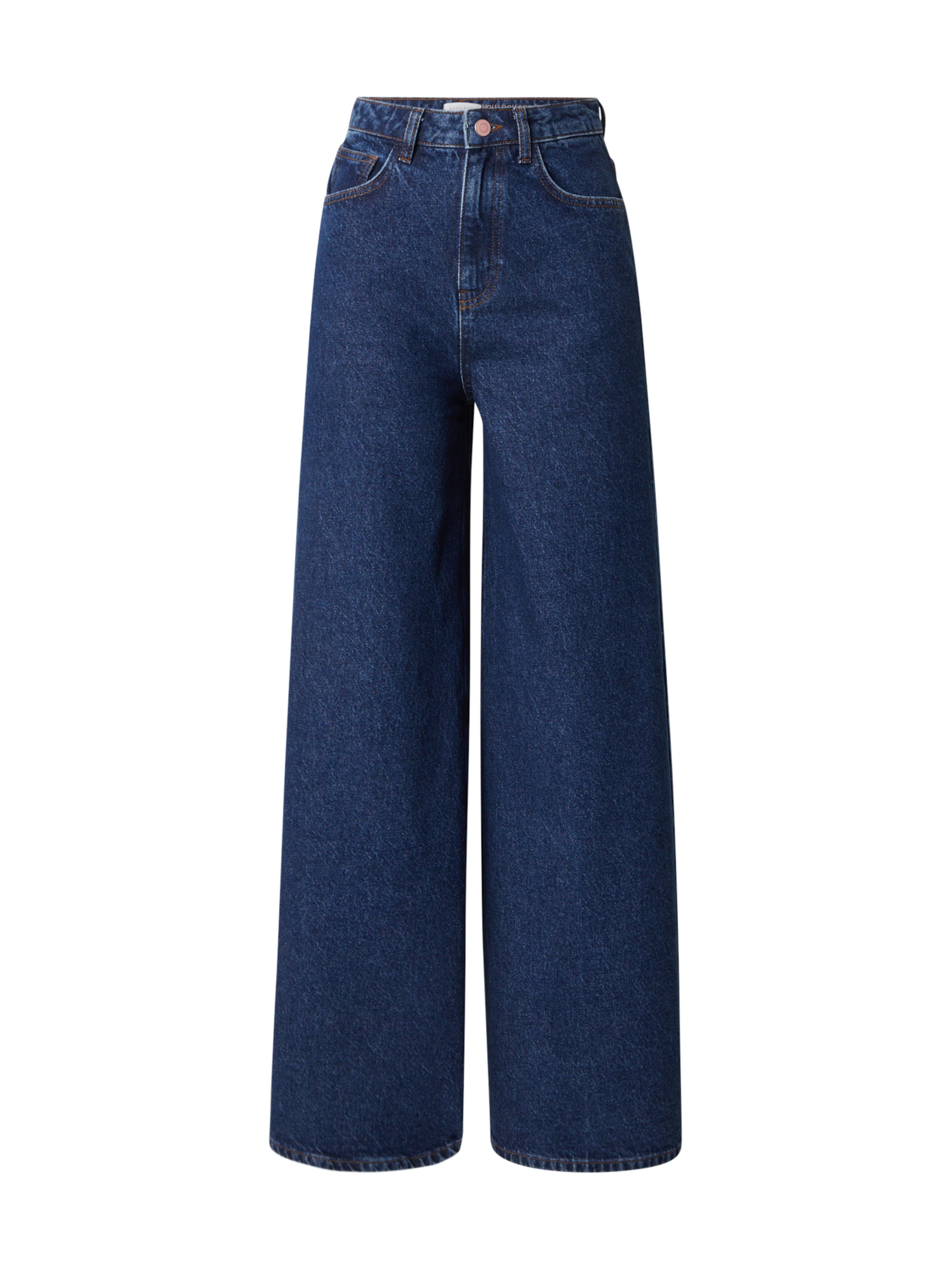 Kamila Šikl - Pierna ancha Vaquero en azul: frente