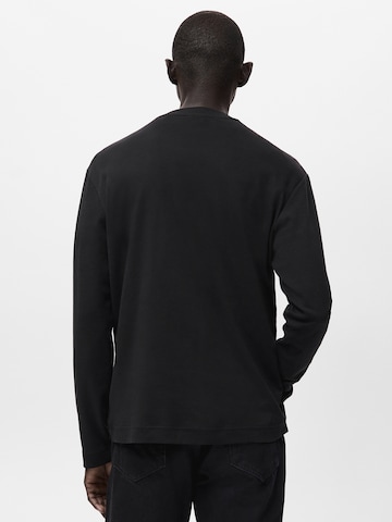 MANGO MAN Tričko 'GARETH' - Čierna