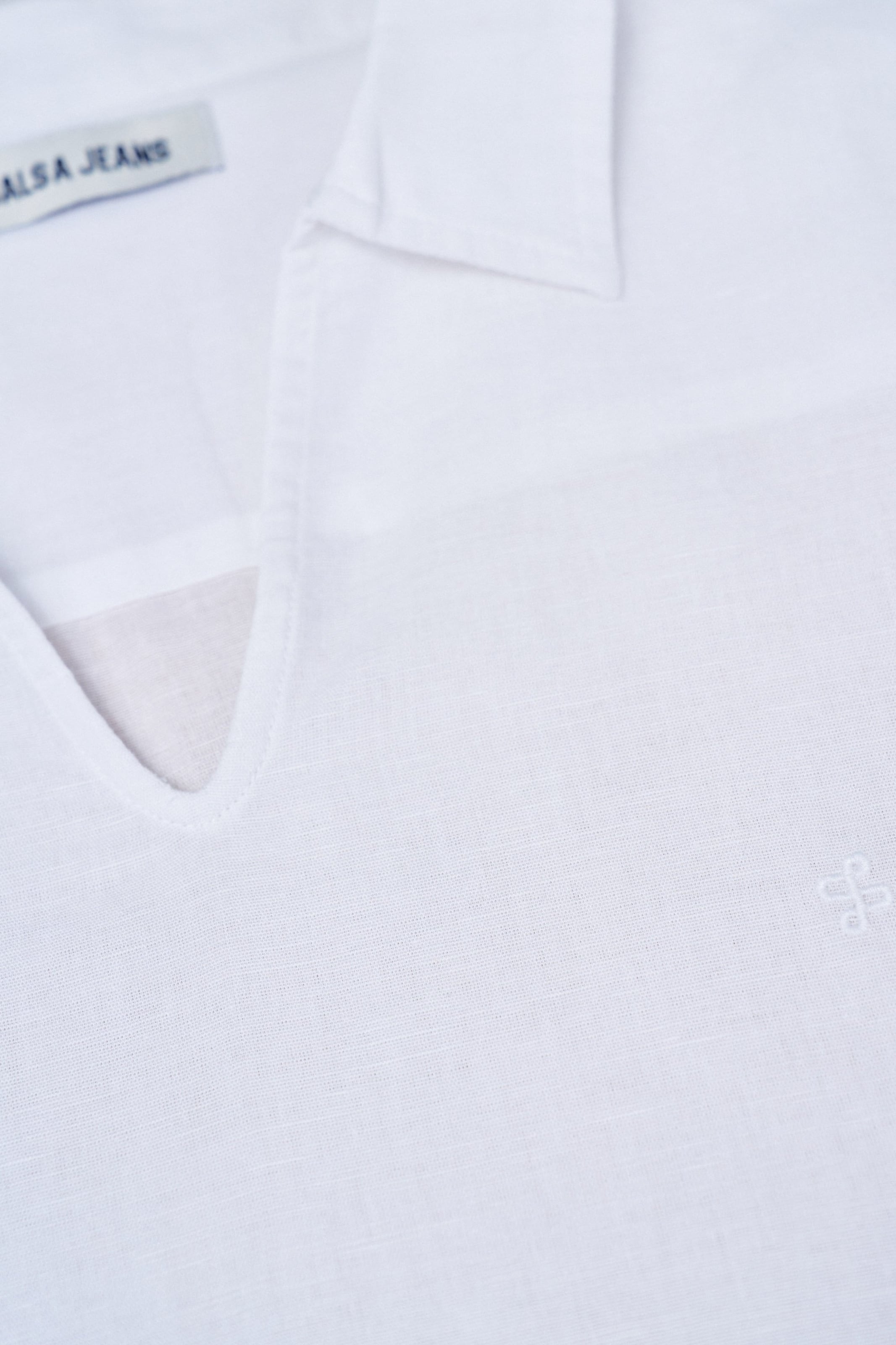 Salsa Jeans Regular fit Button Up Shirt in White