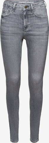 ESPRIT Skinny Jeans in Grijs: voorkant