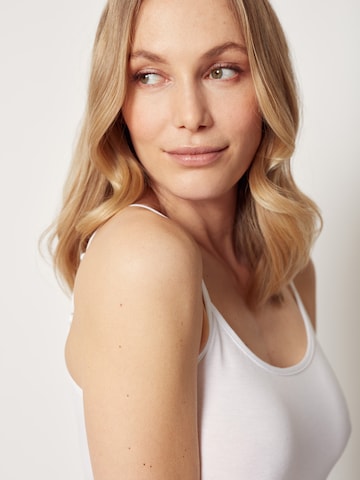 HUBER Top ' Soft Modal ' in White