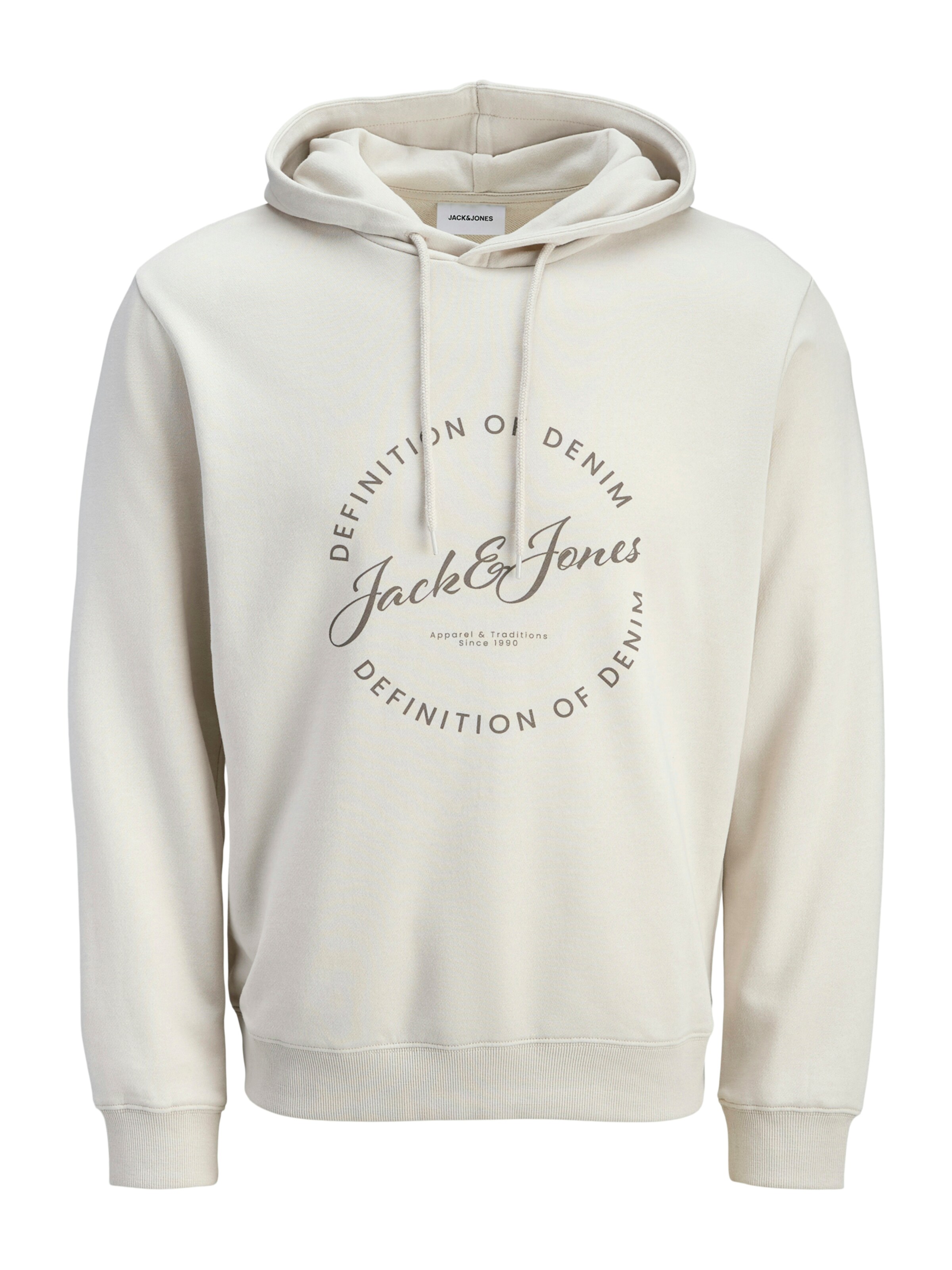 JACK & JONES Sweatshirt 'JJGRAYSON' in Beige: Vorderseite