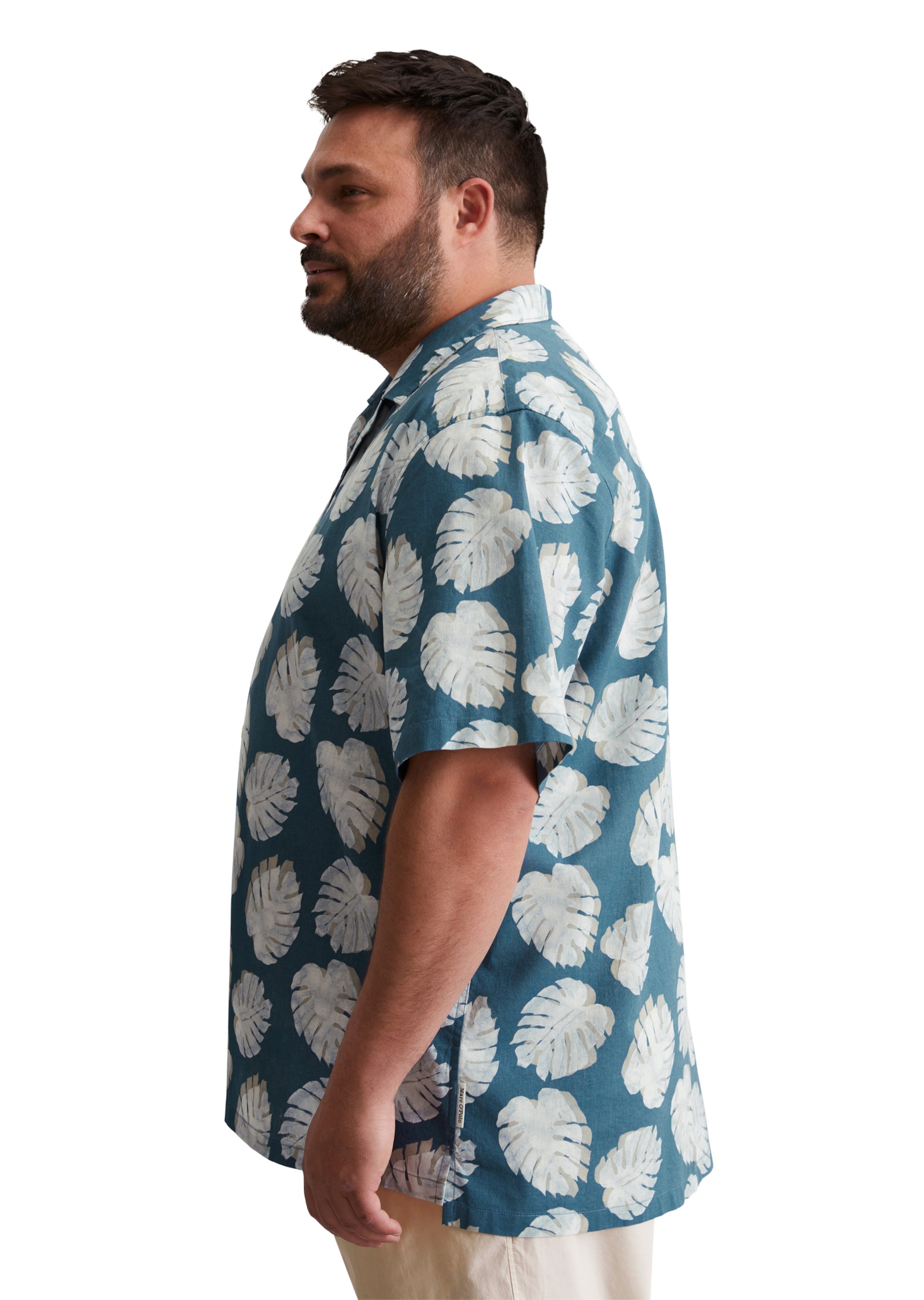 Marc O'Polo Regular fit Button Up Shirt in Blue