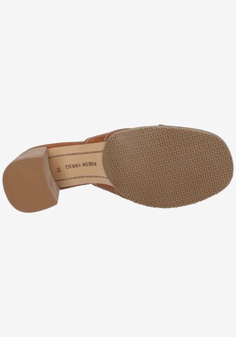 GERRY WEBER Mules 'Garda' in Brown