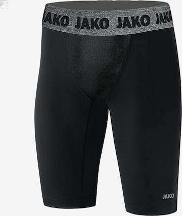 JAKO Athletic Pants 'Compression 2.0' in Black: front