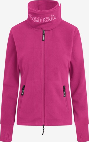 BENCH Fleece Jacket in Pink: front
