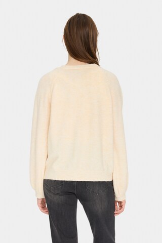 SAINT TROPEZ Cardigan 'Garbie' i beige