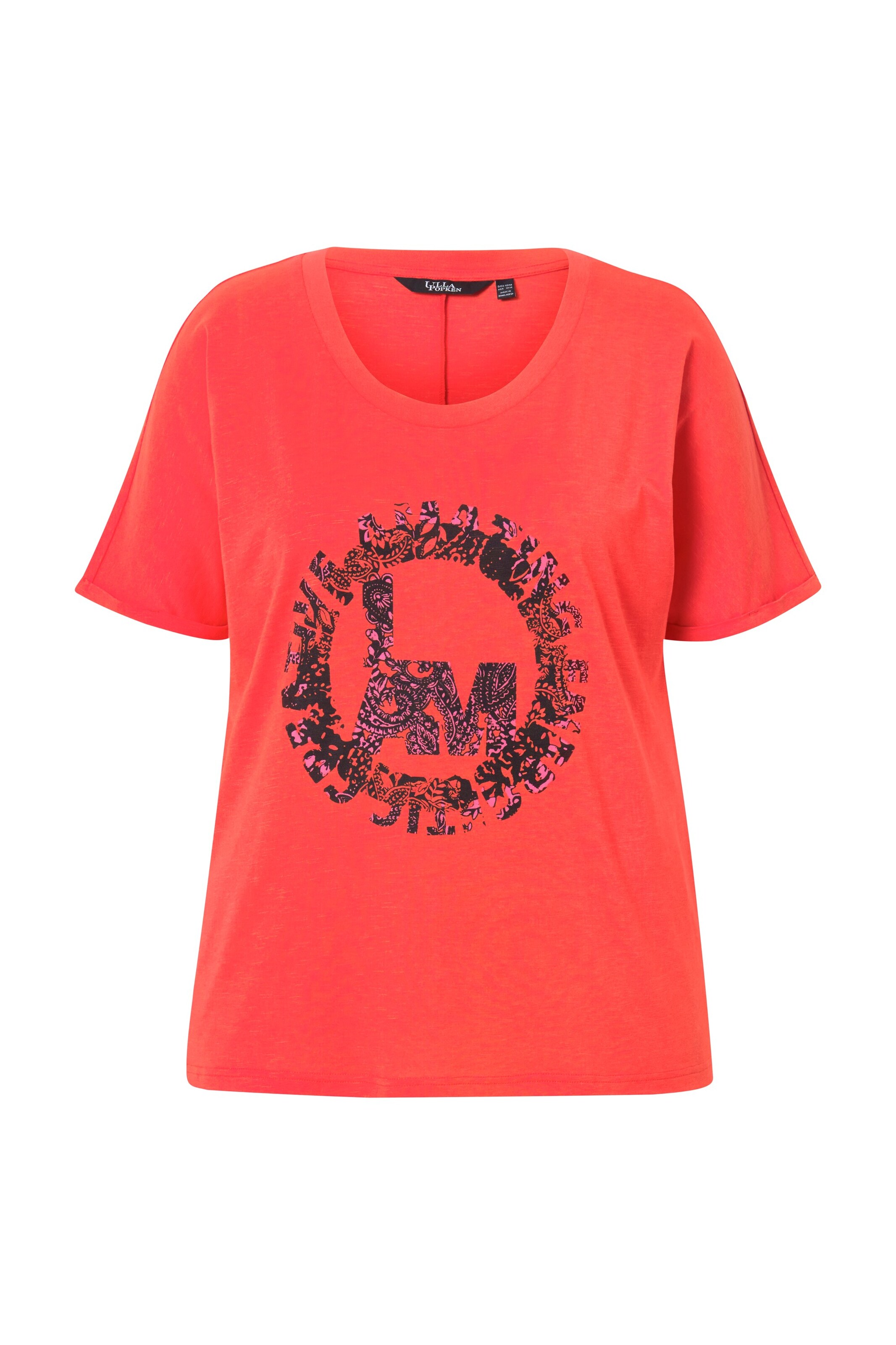 Ulla Popken Shirt in Rood: voorkant