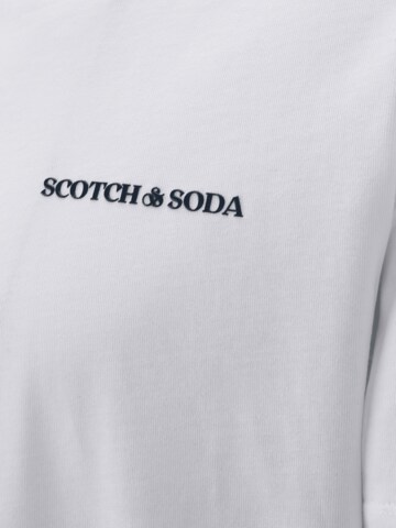 SCOTCH & SODA Μπλουζάκι σε λευκό