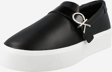 Calvin Klein Classic Flats in Black: front