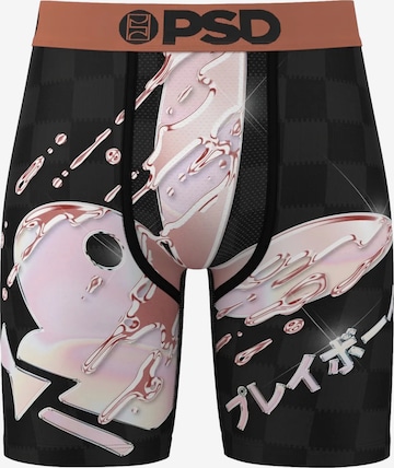 Boxers 'Rose Drippin' PSD en noir : devant