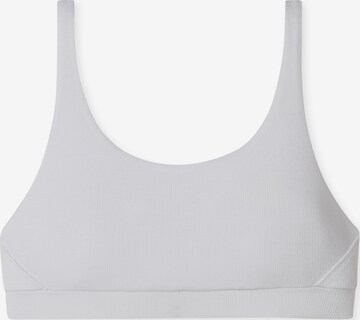 SCHIESSER Bra ' Pure Rib ' in White: front