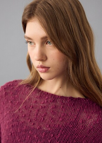 MANGO TEEN Pullover 'Rustic' in Rot